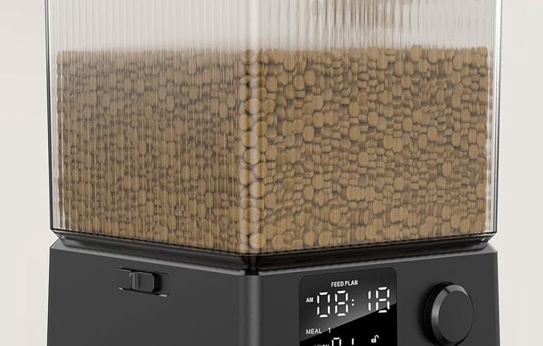 Oneisall dual automatic pet food dispenser without WIFI, Oneisall PFD 002