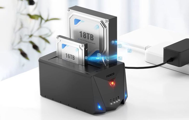 FIDECO YPZ220B HDD/SSD docking/cloning station (USB 3.2, SATA I/II/III), FIDECO YPZ220B