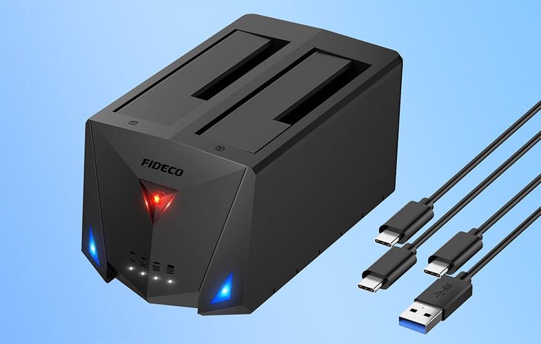 FIDECO YPZ220B HDD/SSD docking/cloning station (USB 3.2, SATA I/II/III), FIDECO YPZ220B