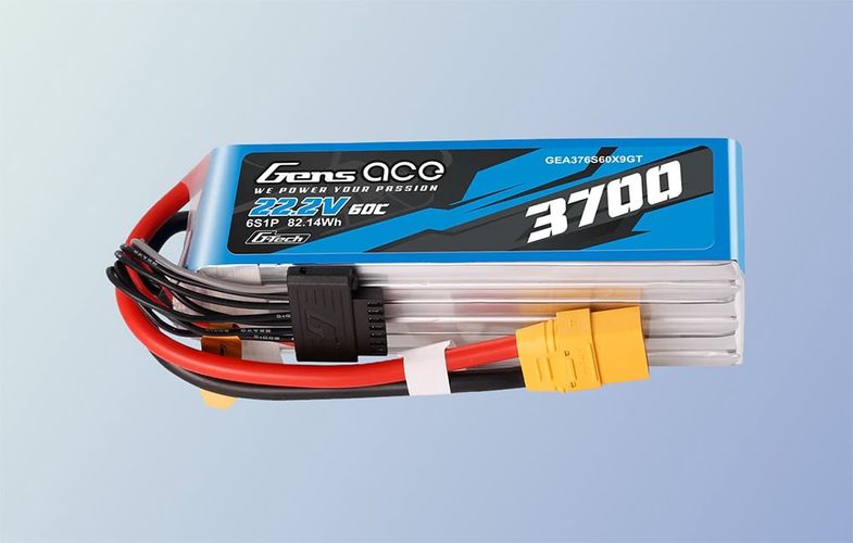 Accumulator Lipo Gens Ace G-Tech 3700mAh 22.2V 60C 6S1P XT90, Gens ace GEA376S60X9GT