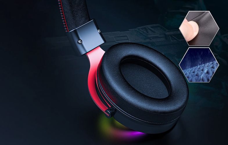 ONIKUMA X10 gaming headphones Black and red Demona pinks, ONIKUMA X10 devil