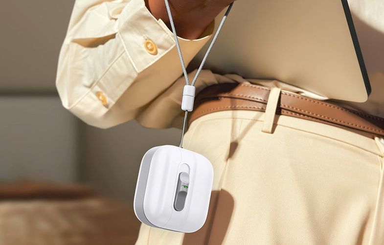 ESR Pulse protective case for AirPods 4 headphones (white), ESR 1C0130202