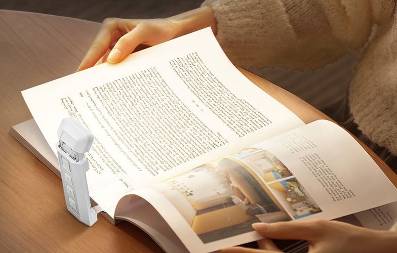 Extendable Book light Glocusent GLCSNTA2603 USB 500mAh White, Glocusent GLCSNTA2603