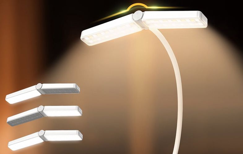 Wingy Book Light Glocusent GLCSNTA2902 USB-C 1000mAh White, Glocusent GLCSNTA2902