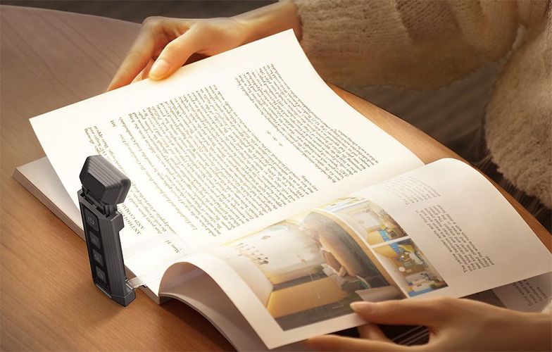 Extendable Book light Glocusent GLCSNTA2601 USB 500mAh Grey, Glocusent GLCSNTA2601