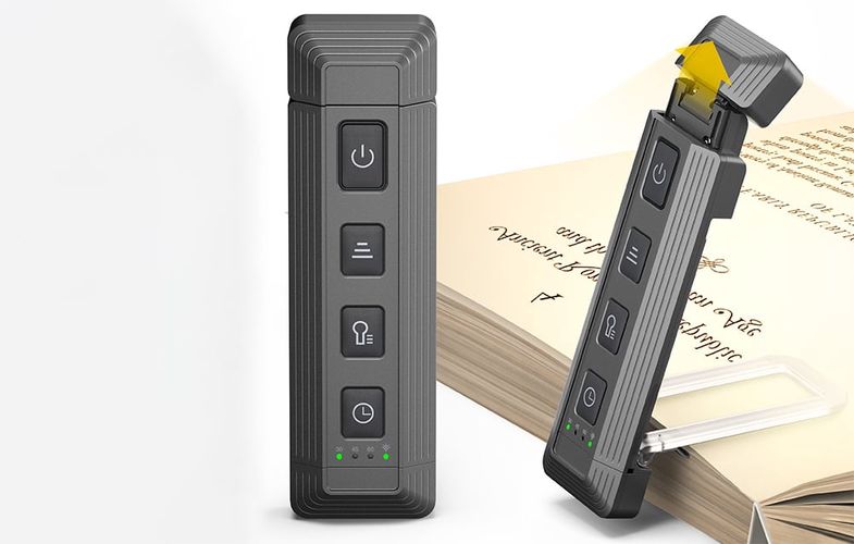 Extendable Book light Glocusent GLCSNTA2601 USB 500mAh Grey, Glocusent GLCSNTA2601