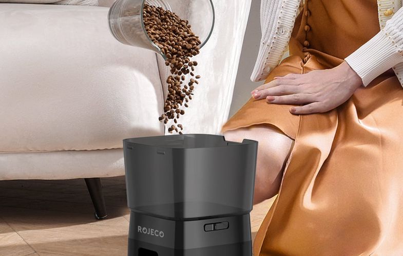 Rojeco 2L Automatic Pet Feeder WiFi Version (black), Rojeco RWSQ-12-WiFi-Black