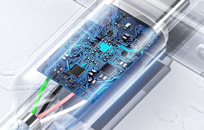 USB 2.0 A to USB-C 6A Vention CTOWH 2M cable (white), Vention CTOWH