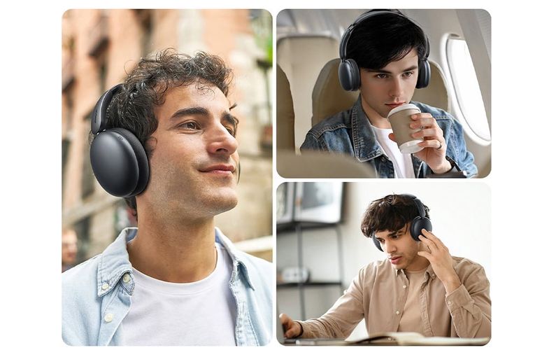 Joyroom J-Head JR-JH1 Hybrid ANC Wireless Headphones (black), Joyroom JR-JH1