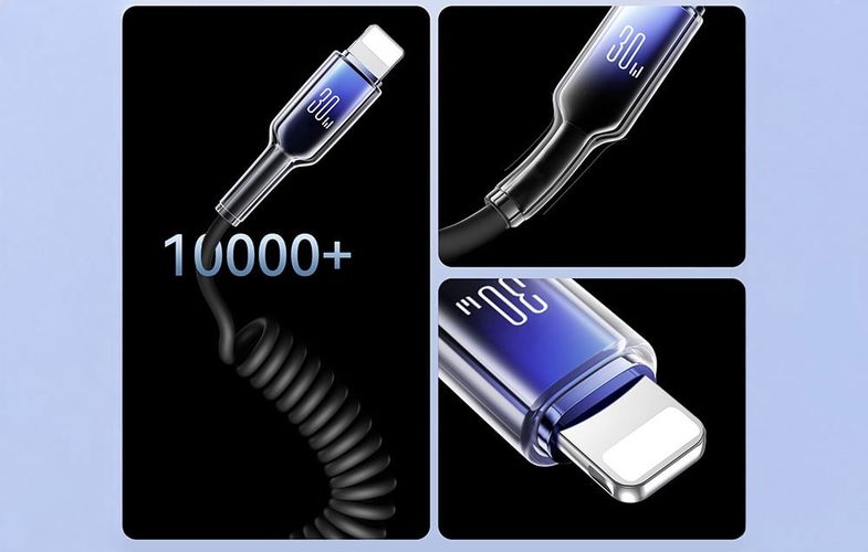 Cable USB-C Lightning Joyroom S-A43 30W 1,5m czarny, Joyroom S-A43 C-L