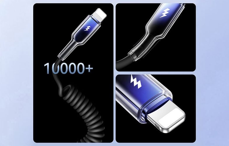 Cable USB-A Lightning Joyroom S-A43 1.5m czarny, Joyroom S-A43 A-L