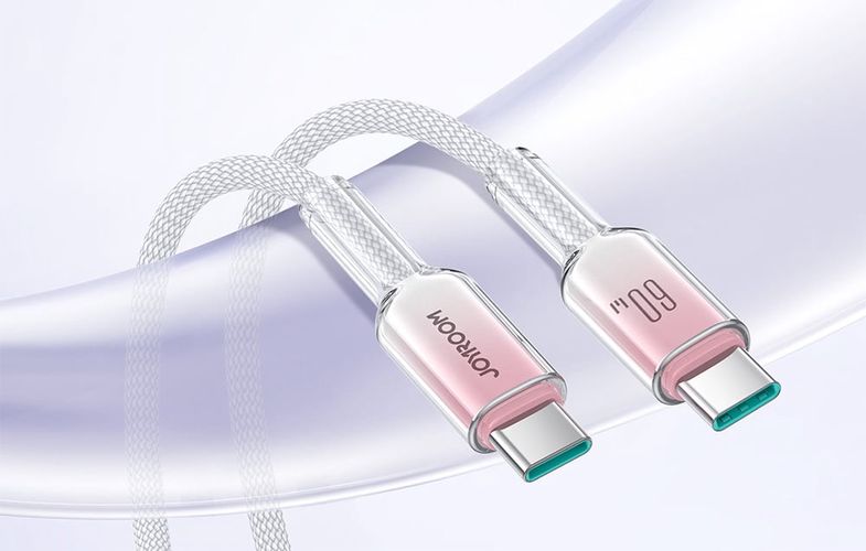 Cable USB-C USB-C Joyroom S-A42 60W 1.2m biały, Joyroom S-A42 C-C Wh