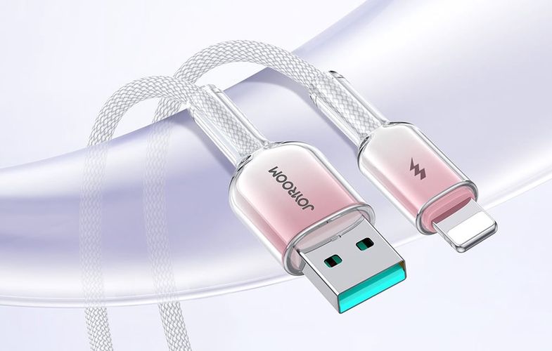 Kabel USB-A Lightning Joyroom S-A42 3A 1.2m biały, Joyroom S-A42 A-L Wh