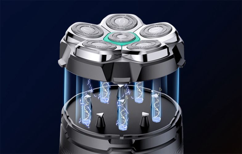 Electric shaver with 7D head Kensen 05-KGTJ41-10A (black), Kensen 05-KGTJ41-10A