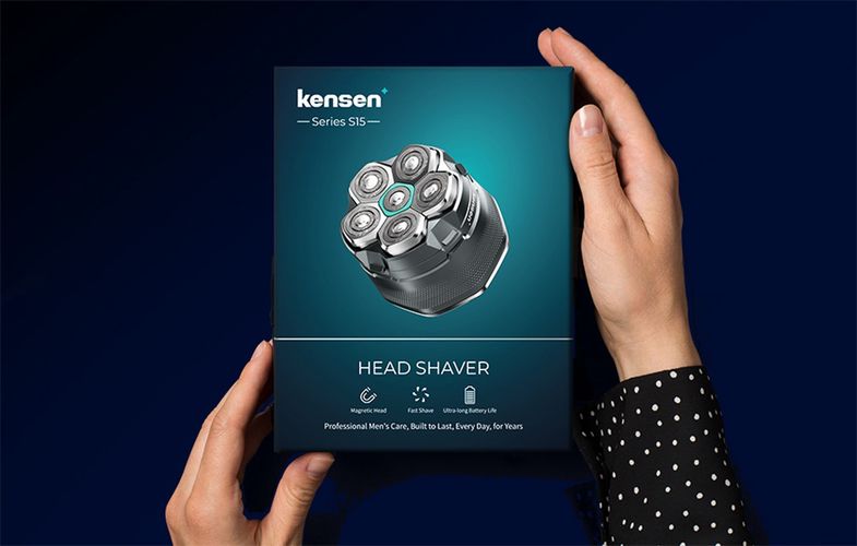 Electric shaver with 7D head Kensen 05-KGTJ41-10A (black), Kensen 05-KGTJ41-10A