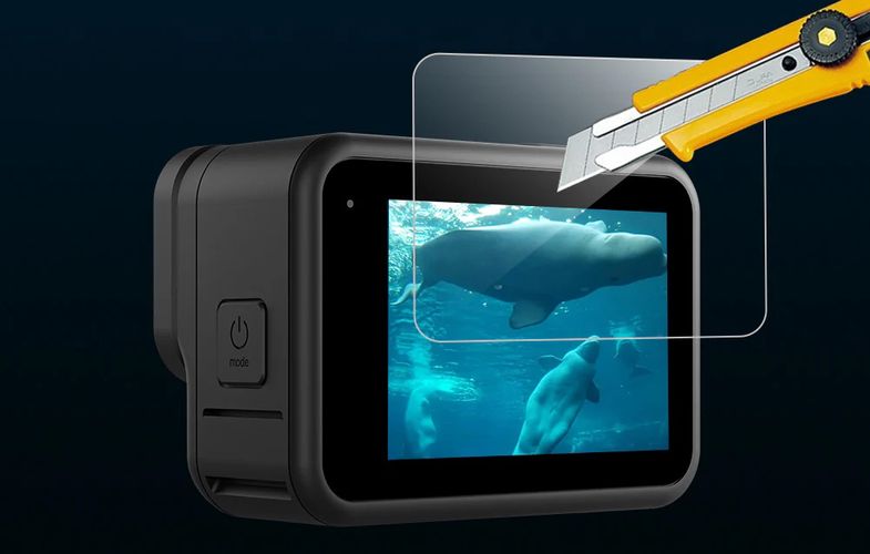 Telesin 3-in-1 Tempered Glass for GoPro Hero 13 Black (S6-FLM-07-TGP), Telesin S6-FLM-07-TGP