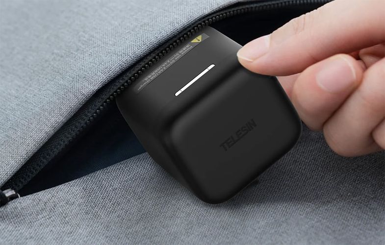 Three-channel battery charger for GoPro Hero 13 Black Telesin (S0-BCG-10-TGP), Telesin S0-BCG-10-TGP