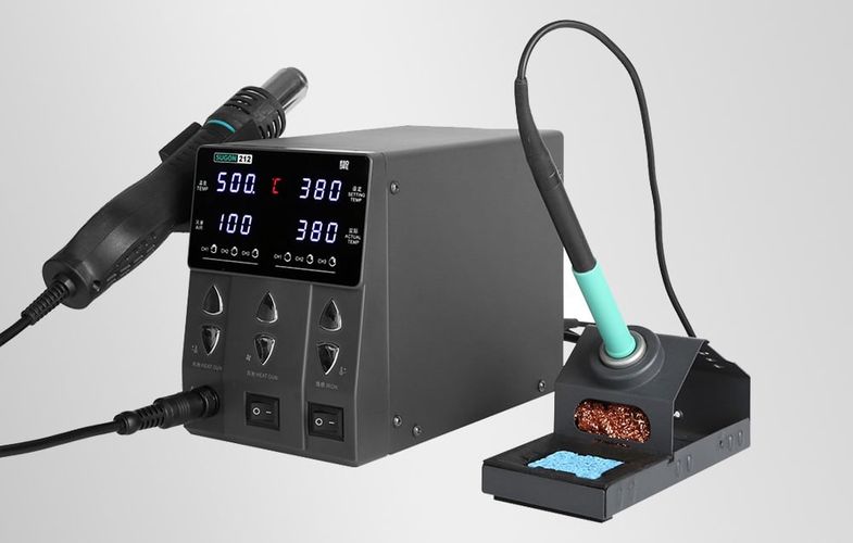 SUGON 212 Hot Air Soldering Station + T12 Cob Soldering Machine, SUGON 212 2in1