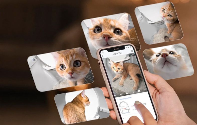 Catlink Scooper Pro Ultra intelligent self-cleaning cat litter box with AI camera, Catlink CL-CG-01