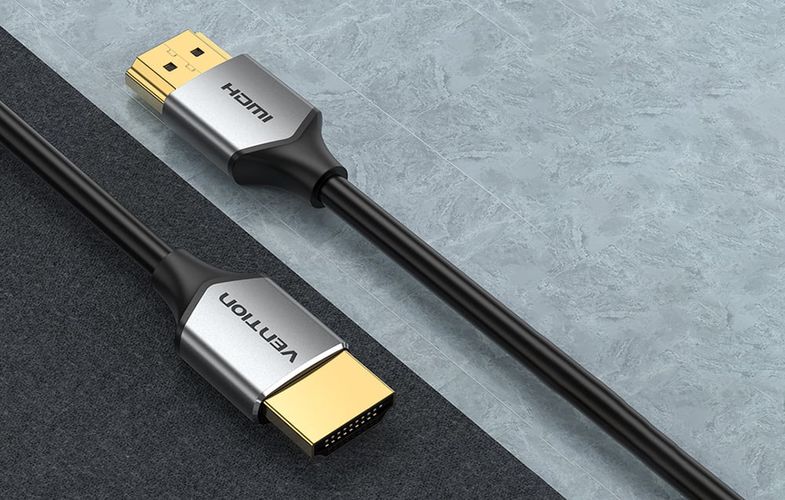 Ultra Thin HDMI HD Cable Vention ALEHF 1m 4K 60Hz (Gray), Vention ALEHF