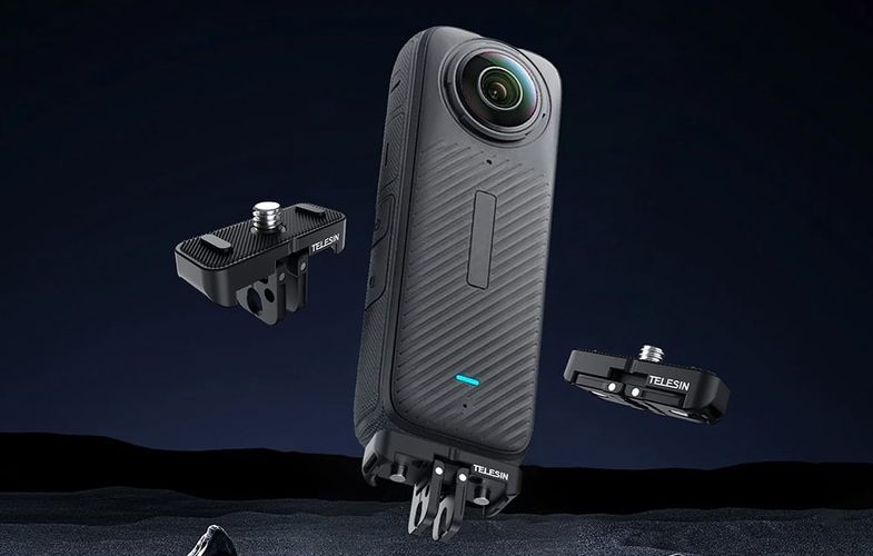 Telesin mount for Insta360  X4 / X5 camera, Telesin S7-JBK-05