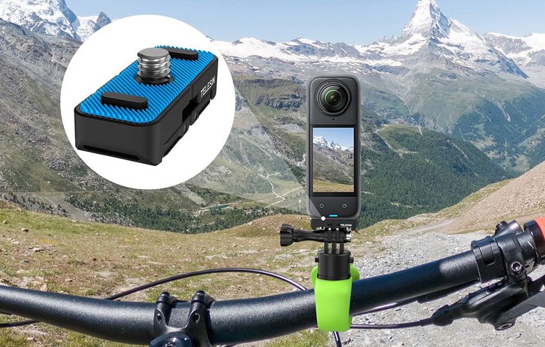 Telesin mount for Insta360  X4 / X5 camera, Telesin S7-JBK-05