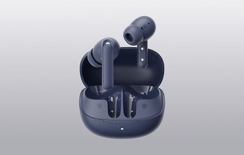 TWS QCY Buds HT15 ANC Headphones (blue), QCY HT15 blue