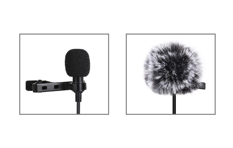 Jack Puluz tie microphone with clip PU425 1.5m USB-C, Puluz PU425
