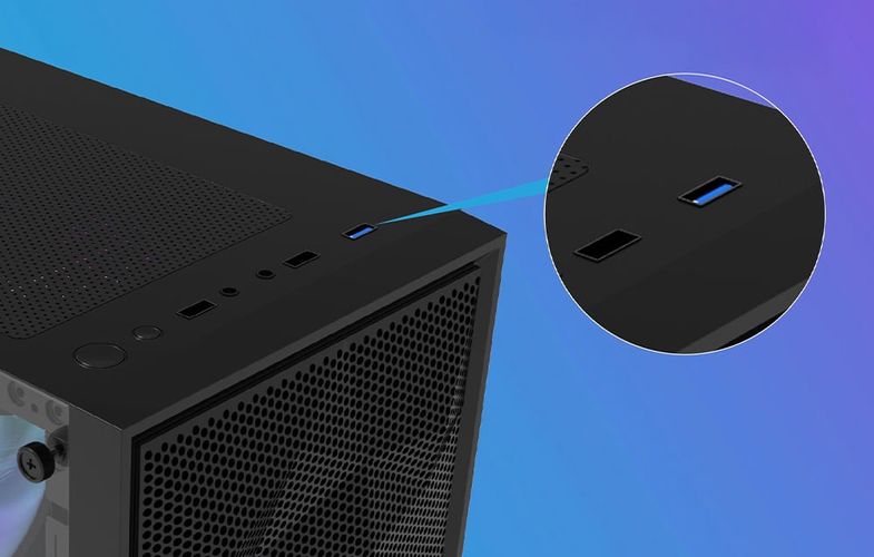 Darkflash M305 Mesh computer case without fans (Black), darkFlash M305 Mesh_Black