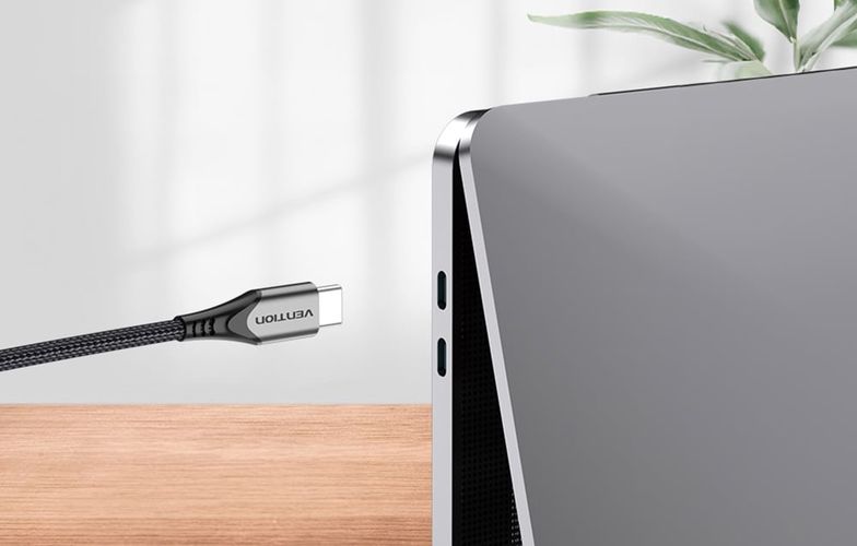 USB-C 2.0 to USB-C Cable Vention TAEHG 1.5m PD 100W Gray, Vention TAEHG