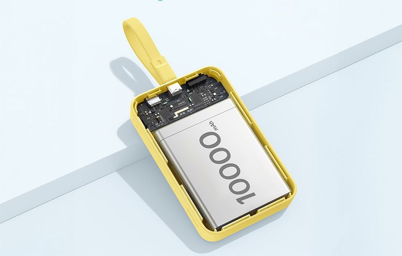 Powerbank Baseus Magnetic Mini 10000mAh, USB-C 20W MagSafe (yellow), Baseus P10022109Y23-00