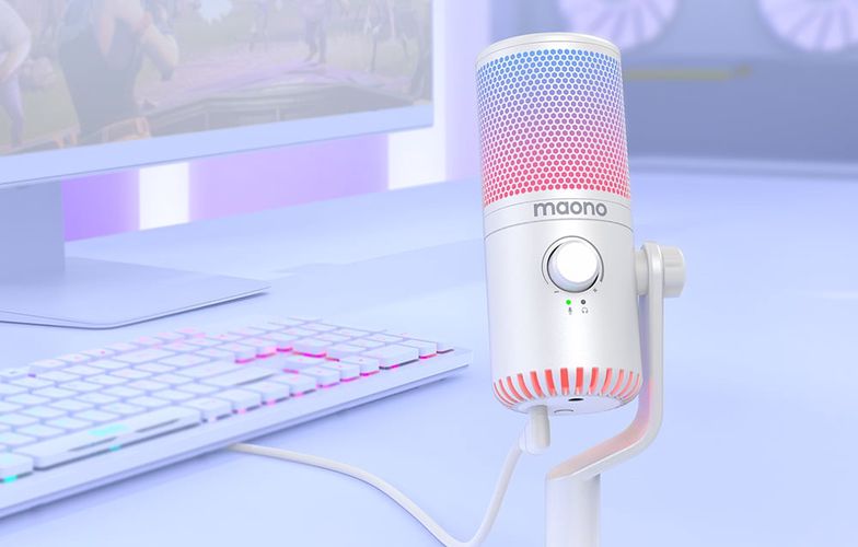 Gaming Microphone Maono DM30RGB (white), Maono DM30RGB white