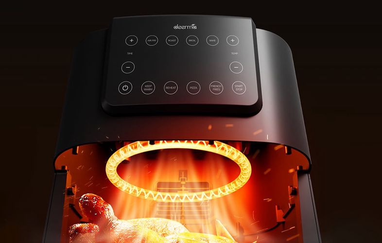 Air Fryer Deerma KZ120 1700W, Deerma DEM-KZ120W