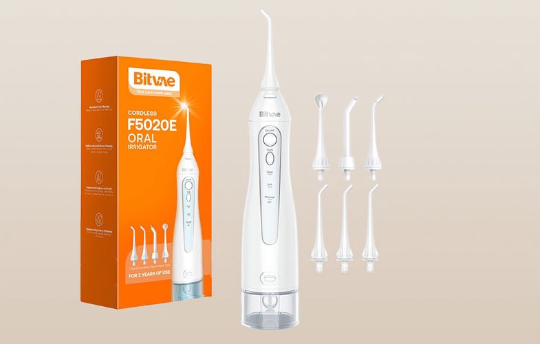 Water flosser with nozzles set Bitvae BV 5020E White, Bitvae BV 5020E White