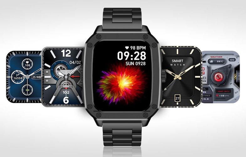 Smartwatch Blitzwolf BW-GTC3 (Black/Black Steel), BlitzWolf BW-GTC3