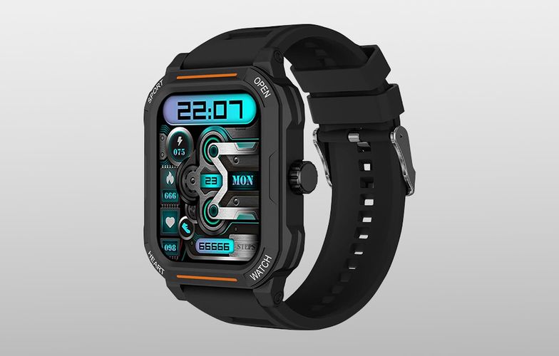 Smartwatch Blitzwolf BW-GTC3 (Black/Black Steel), BlitzWolf BW-GTC3