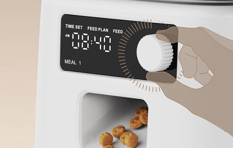 Smart food dispenser Oneisall PFD001 Pro (white), Oneisall PFD001 Pro