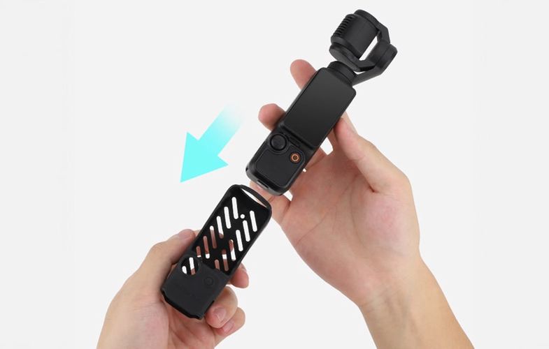 Silicone Cover Heat Dissipation Sunnylife for DJI OSMO Pocket 3 (black), Sunnylife OP3-BHT745-D