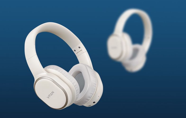 Wireless headphones VFAN BE02 (white), Vipfan BE02 white