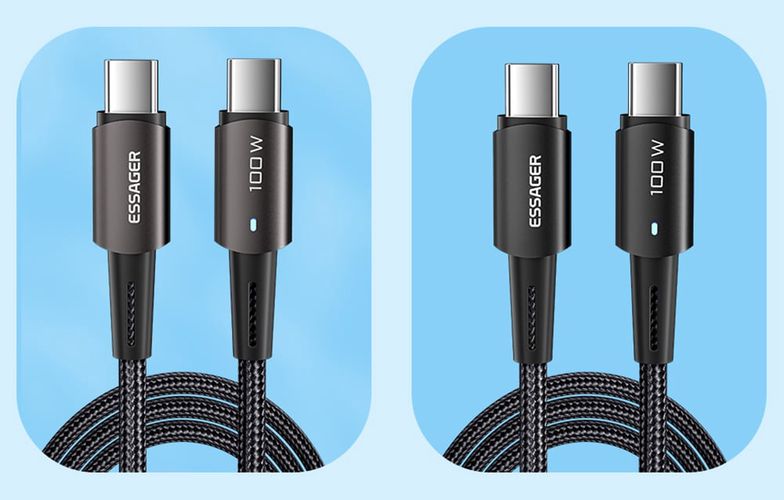 USB-C to USB-C Cable 100W Essager 1m (black), Essager EXCTT1-CG01