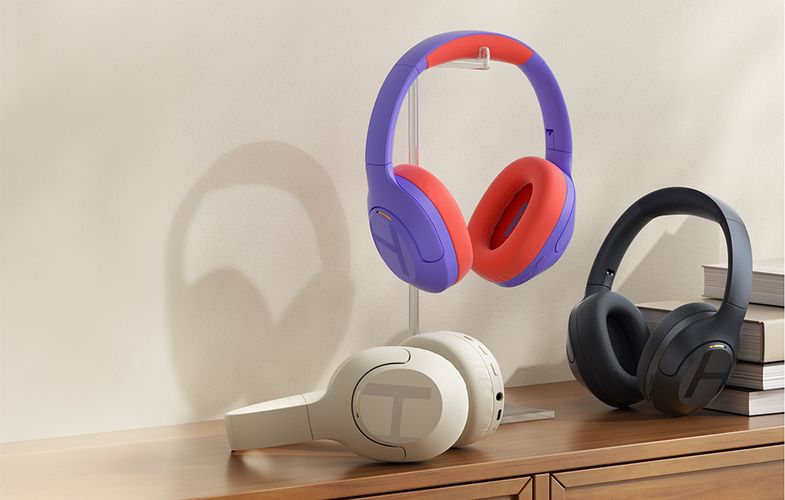 Wireless headphones Haylou S35 ANC (violet orange), Haylou S35 Purple Orange