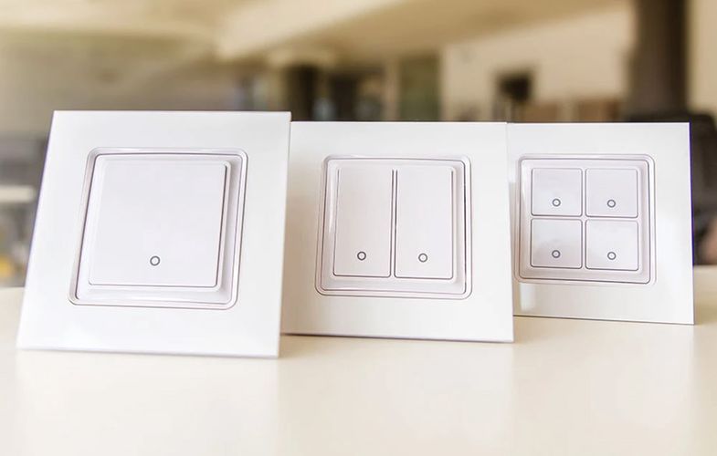 Shelly wall switch 4 button (white), Shelly Wallswitch4White