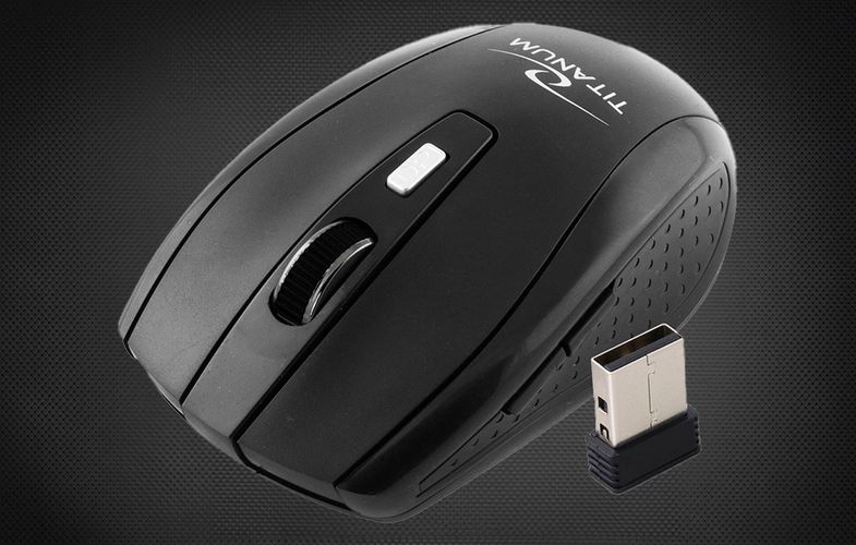 Esperanza TM105K Titanium Wireless mouse (black), Esperanza TM105K