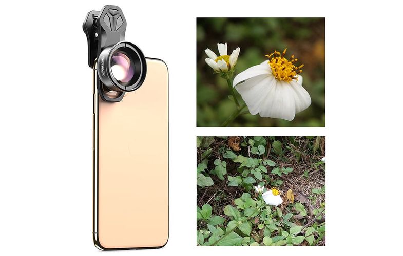 Mobile lens APEXEL APL-HB100MM 100mm macro (black), APEXEL APL-HB100MM