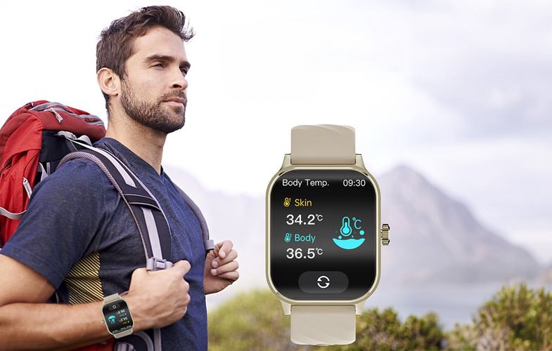 Smartwatch Blitzwolf BW-HL5 (gold), BlitzWolf BW-HL5 Gold