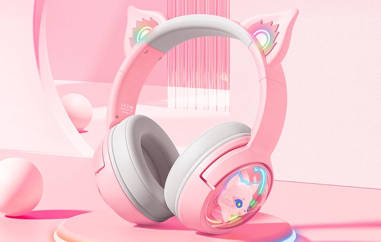 ONIKUMA B5 Gaming headset (Pink), ONIKUMA B5 Pink