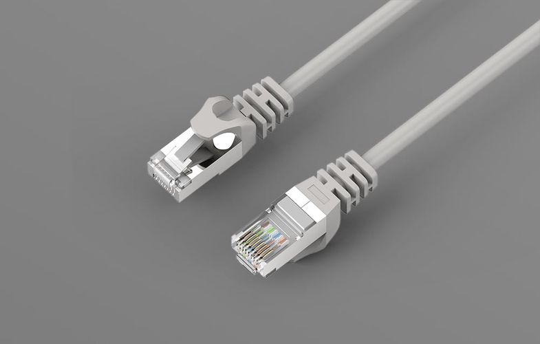 HP Ethernet CAT5E F/UTP network cable, 2m (white), HP DHC-C5E-FTP-02M