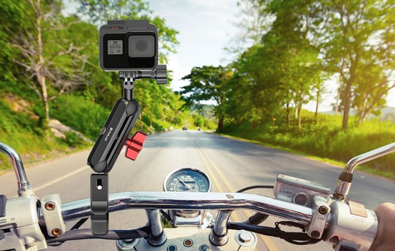 Motorcycle Rearview Mount PULUZ for Action Cameras (PU3211), Puluz PU3211