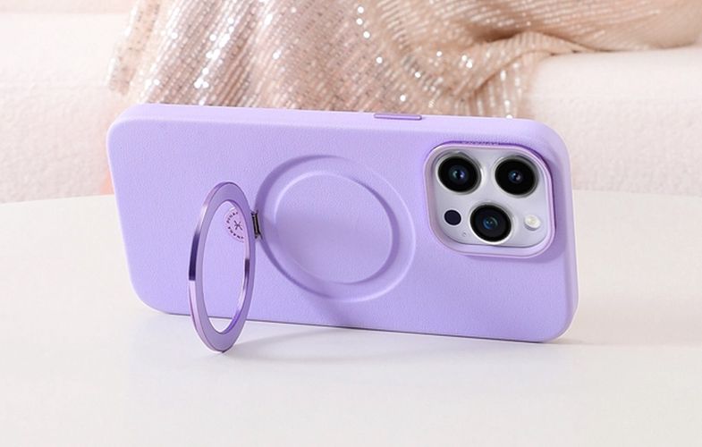 Joyroom PN-15L2 Case Dancing Circle for iPhone 15 Pro (purple), Joyroom PN-15L2 Purple