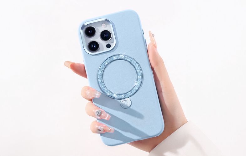 Joyroom PN-15L4 Case Dancing Circle for iPhone 15 Pro Max (blue), Joyroom PN-15L4 Blue